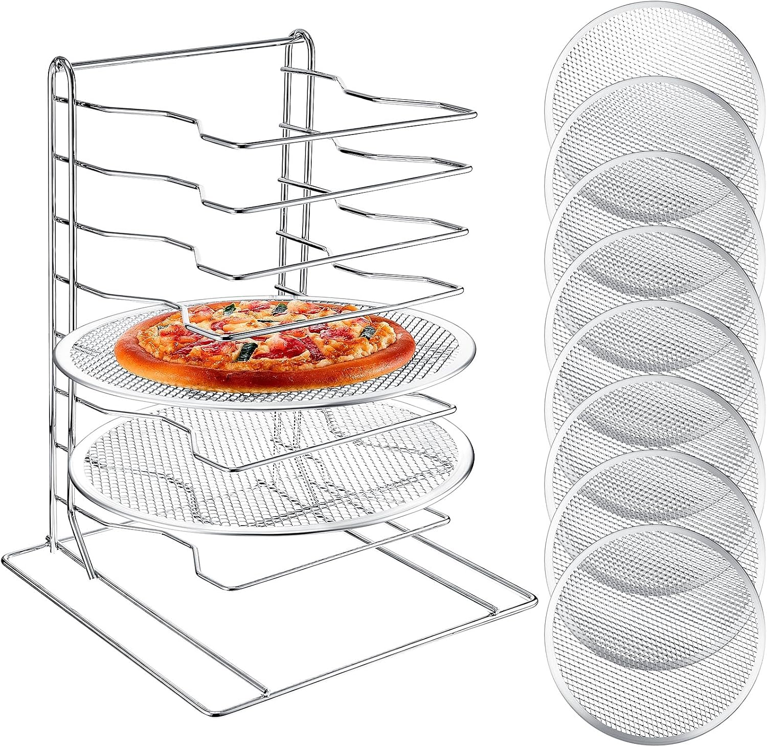 Commercial Kitchen Equipment - رف بيتزا بـ 8 طبقات مع