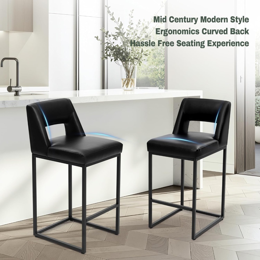 Commercial Kitchen Island - مجموعة مقاعد بار بارتفاع عداد أسود