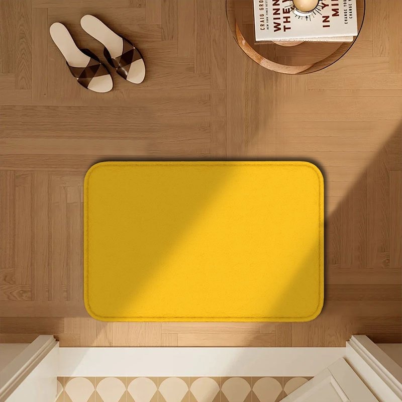 Kitchen Flooring Commercial - 1 قطعة الحصير الباب نمط الأصفر
