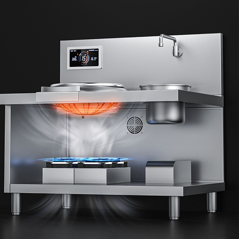Commercial Kitchen Induction - موقد حثي تجاري عالي الطاقة برأسين،