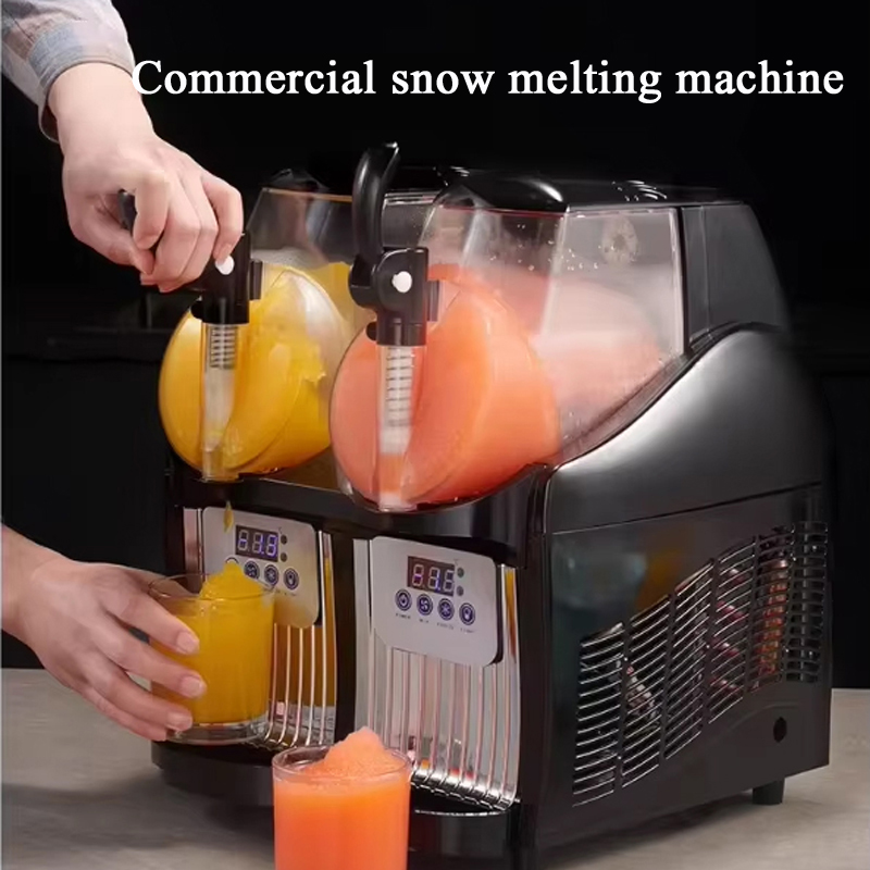 Slushy Machine - خزان مزدوج 4L صانع طين تجاري