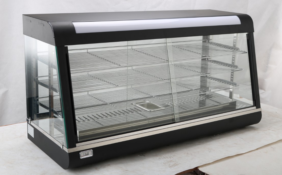 Food Warmer Display - خزانة عرض الطعام الساخن للبيتزا والبرجر