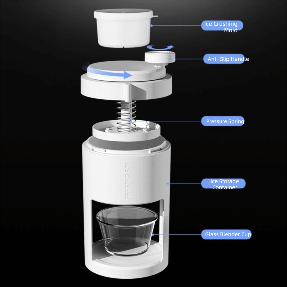 Slushy Machine - آلة صنع الثلج المبشور اليدوية بتصميم