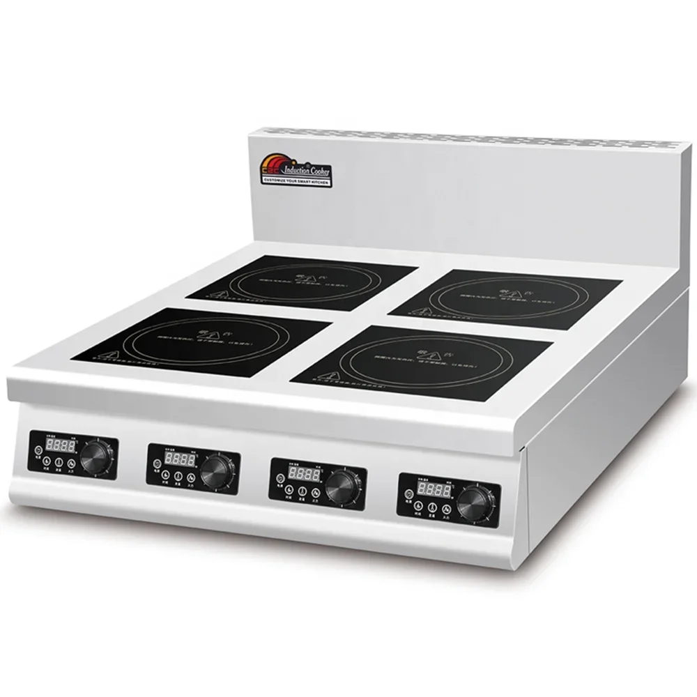 Commercial Kitchen Induction - 4 الموقد شقة الصناعية التجارية التعريفي