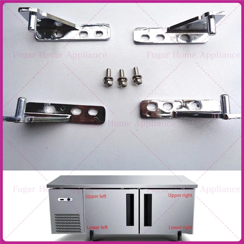 Commercial Kitchen Refrigerator - قاعدة عجلات 35 مم مفصلات الثلاجة