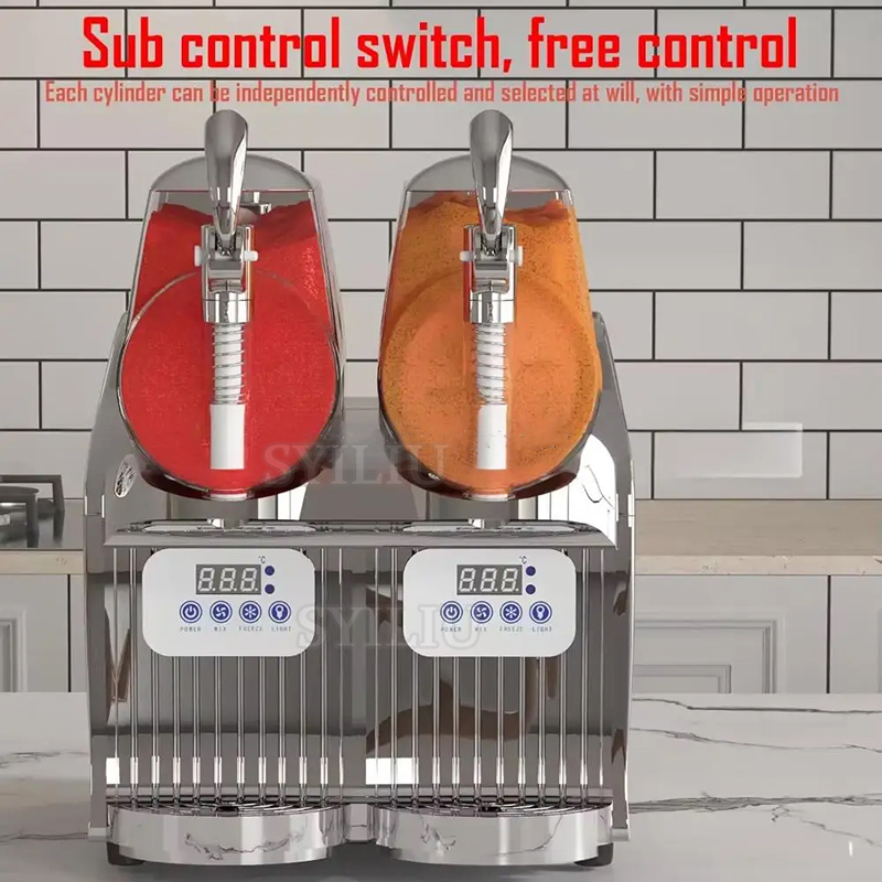 Slushy Machine - آلة سلاش أوتوماتيكية كهربائية لصنع المشروبات