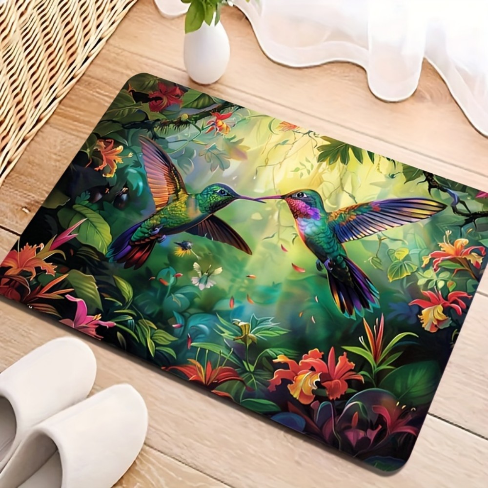 Kitchen Flooring Commercial - VIKAMA Spring Hummingbird Tropical Design Floor