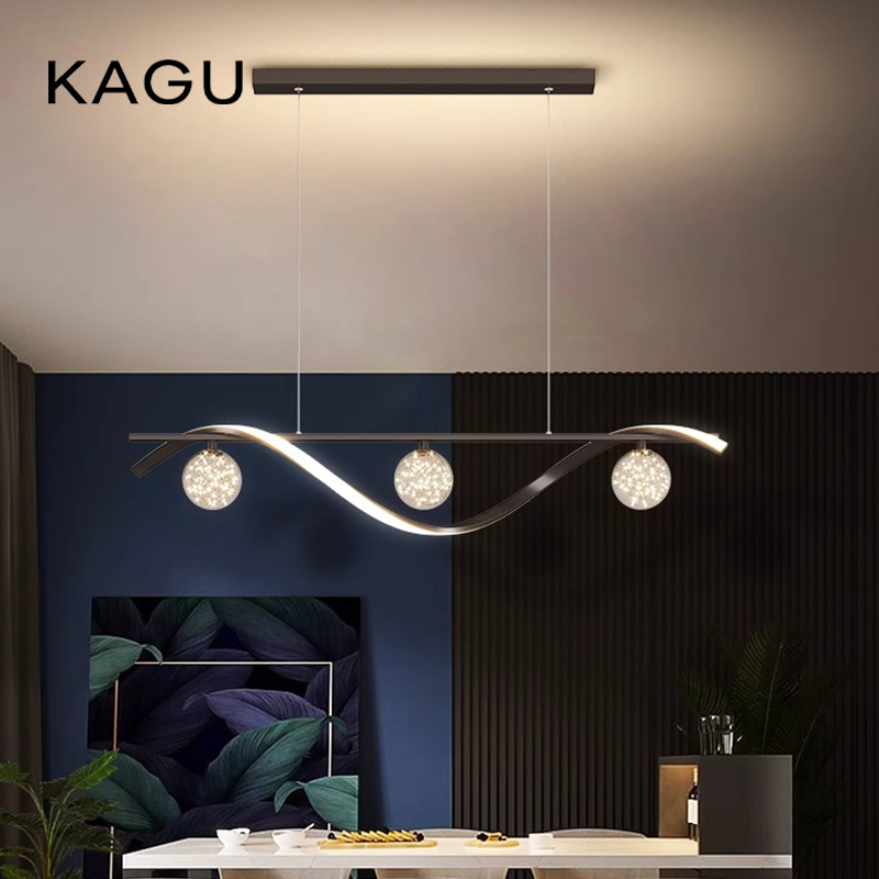 Commercial Kitchen Island - الحديثة الحد الأدنى قلادة Led مصابيح