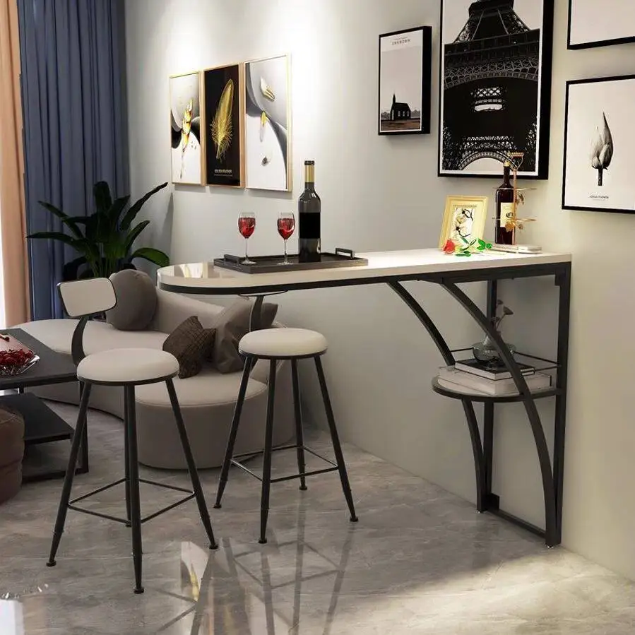 # طاولة بار معدنية خشبية متينة - مراجعة Commercial Kitchen Small Space وسعره