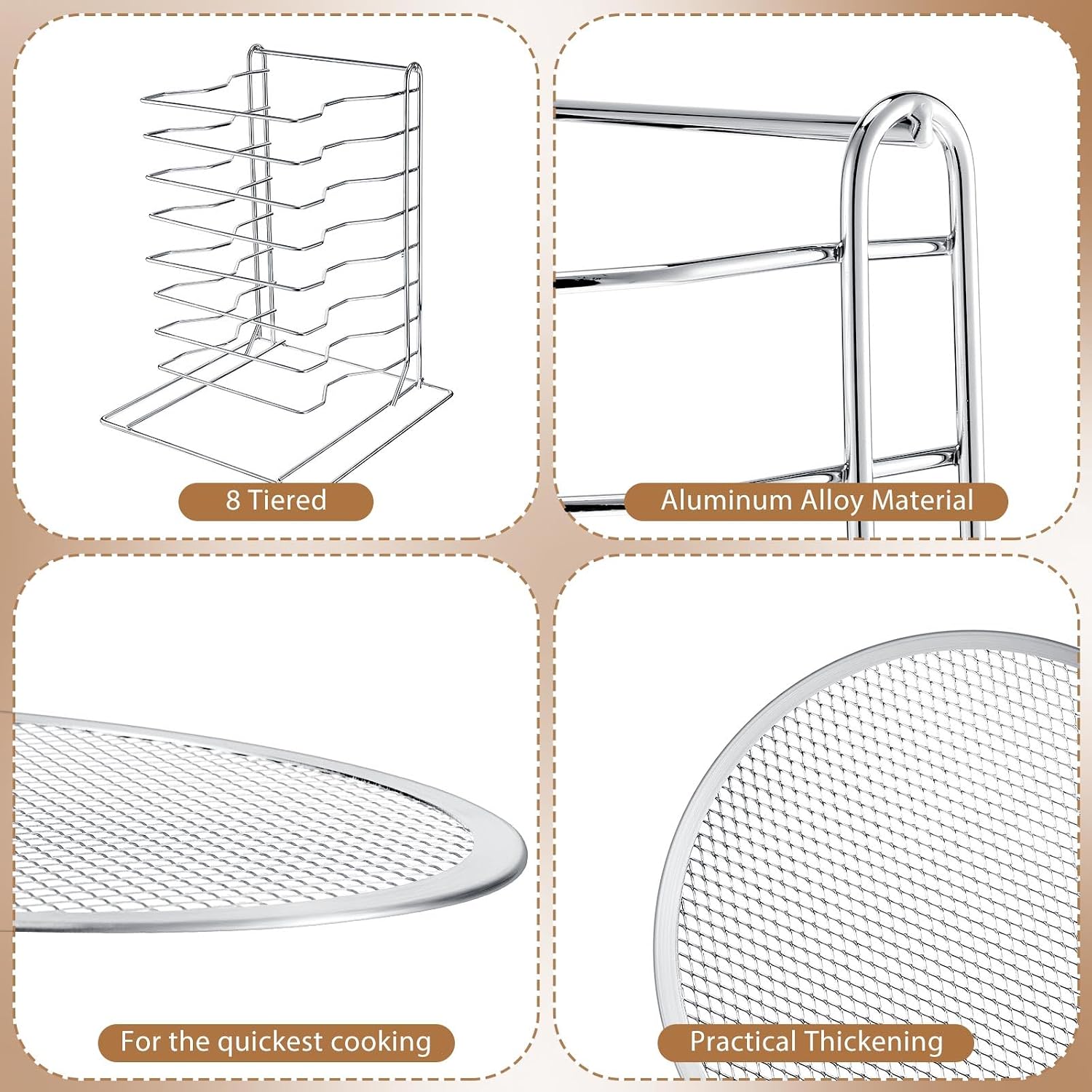 رف بيتزا بـ 8 طبقات مع 8 صواني - مراجعة Commercial Kitchen Equipment وسعره