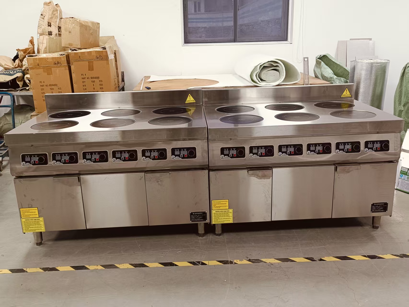 6*2.5/3.5kw مطعم مكافحة صالح ا - مراجعة Commercial Kitchen Induction وسعره