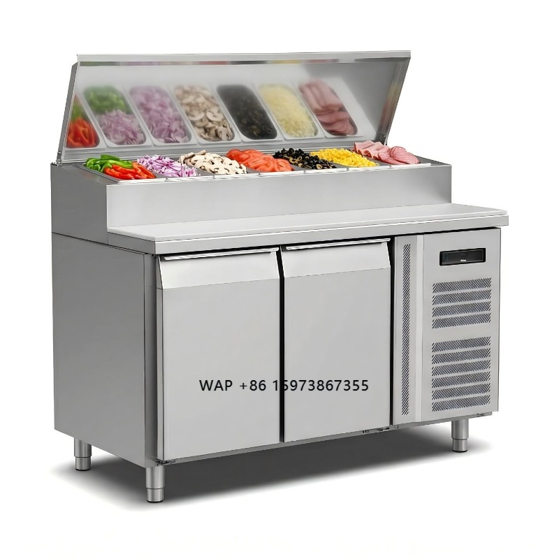 ثلاجة تحضير السندويتشات والبيت - مراجعة Commercial Kitchen Refrigerator وسعره