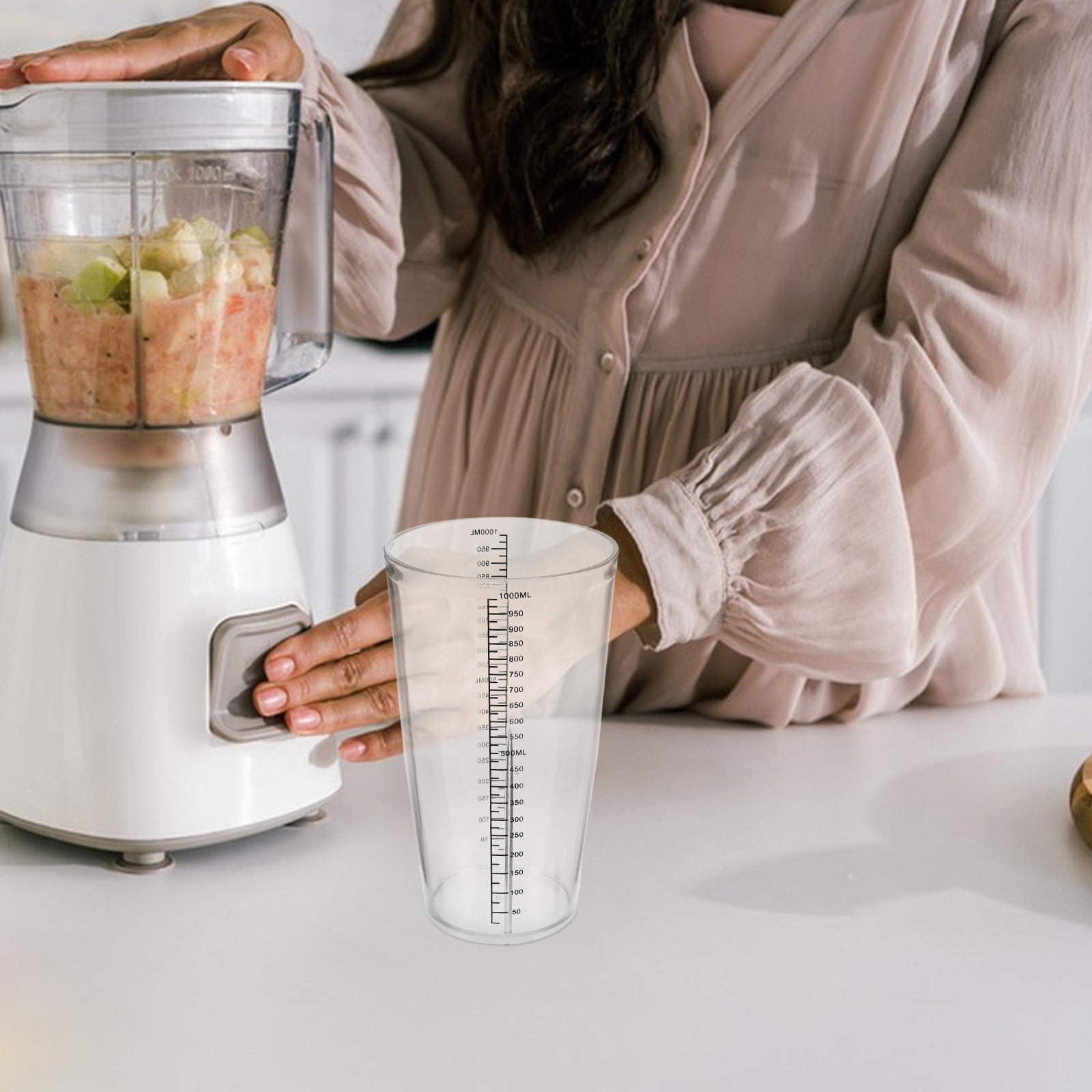 كوب خلاط بلاستيكي بديل سعة 100 - مراجعة Bar Blender Mixing وسعره