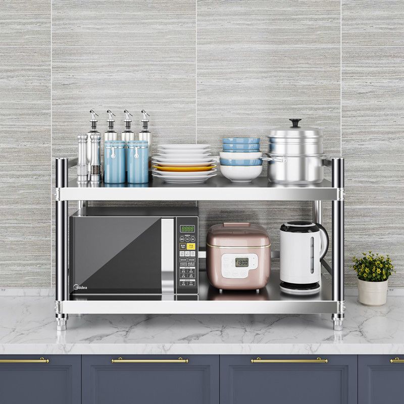 رف مطبخ من الفولاذ المقاوم للص - مراجعة Commercial Kitchen Small Space وسعره