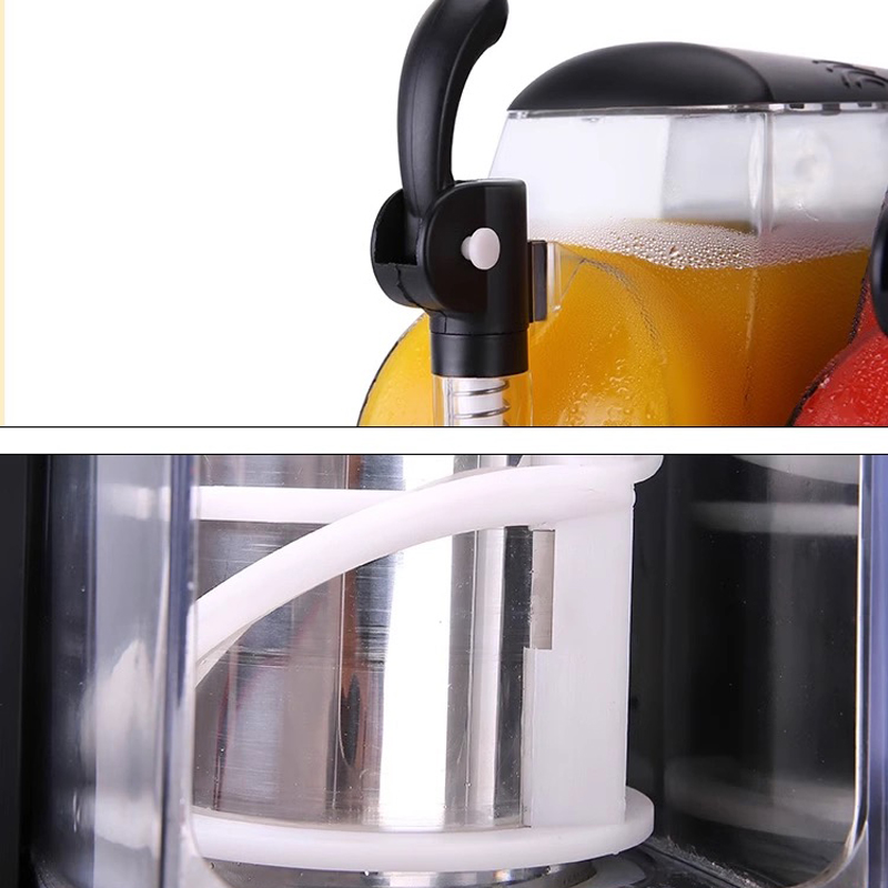 خزان مزدوج 4L صانع طين تجاري ا - مراجعة Slushy Machine وسعره