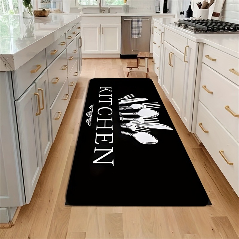 سجادة أرضية سوداء للمطبخ والحم - مراجعة Kitchen Flooring Commercial وسعره