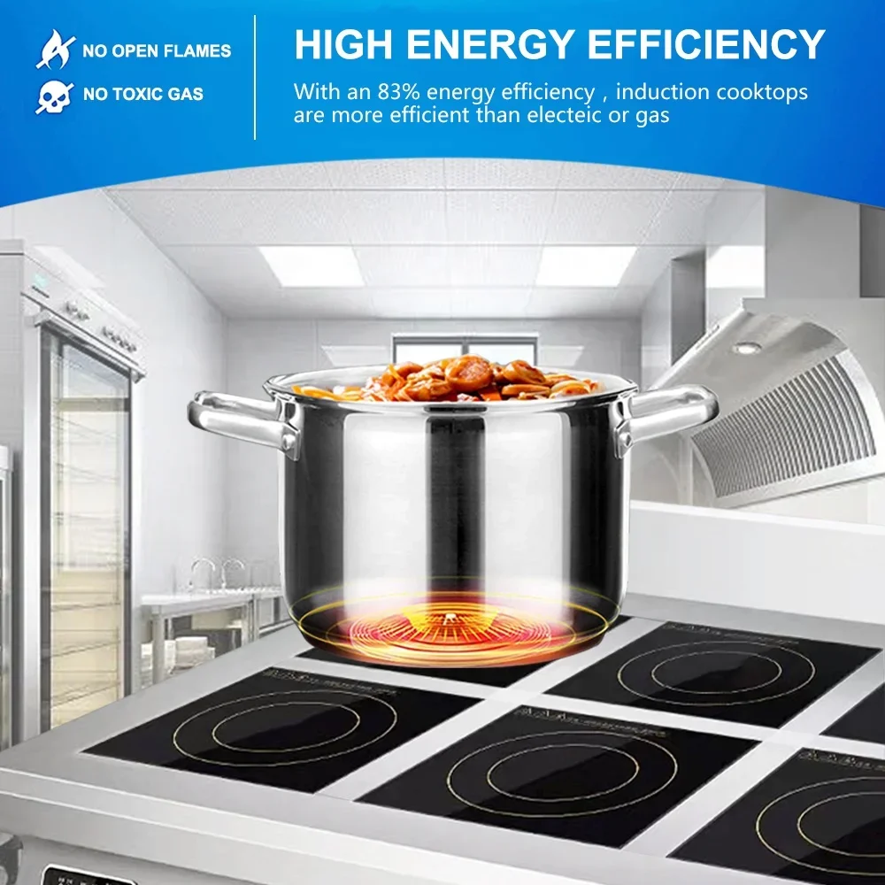 4 الموقد شقة الصناعية التجارية - مراجعة Commercial Kitchen Induction وسعره