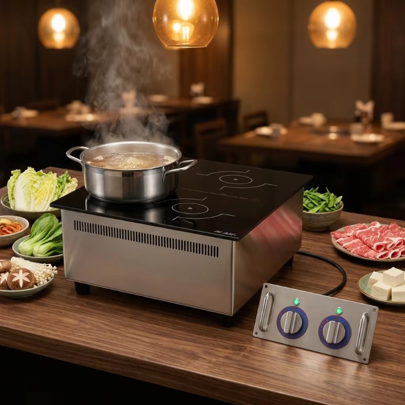 موقد طهي بالحث الكهربائي مدمج  - مراجعة Commercial Kitchen Induction وسعره