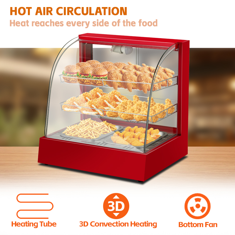 سخان طعام كهربائي لعرض الأطعمة - مراجعة Food Warmer Display وسعره