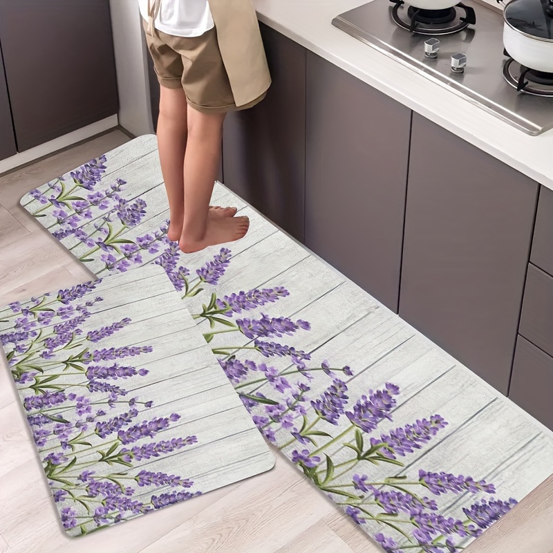 سجادة مطبخ على شكل زهور ونباتا - مراجعة Kitchen Flooring Commercial وسعره
