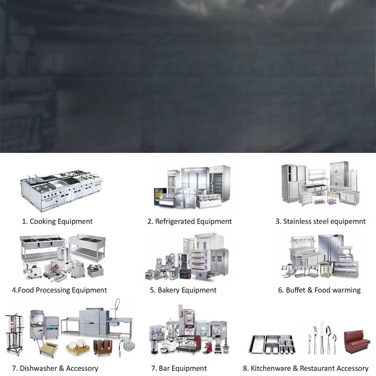 معدات مطبخ تجارية من الفولاذ ا - مراجعة Commercial Kitchen Equipment وسعره